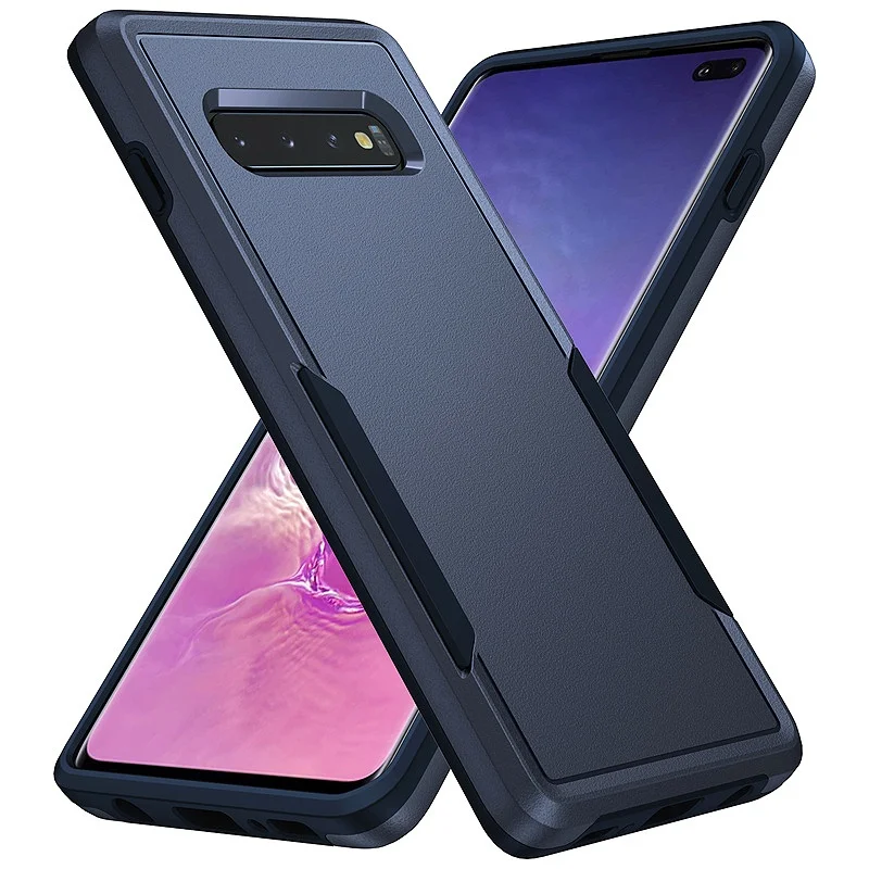 Armure Funda pour Samsung S10 Plus tui antichoc hybride PC TPU tui de protection pour Galaxy S10 Plus S10 + S 10 S10Plus couverture arrire