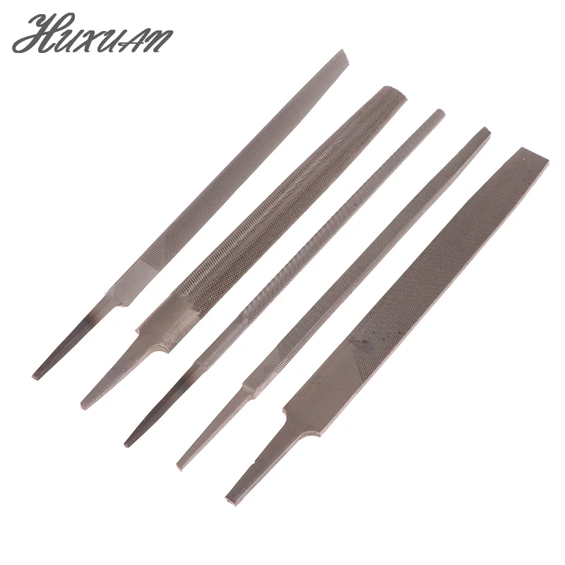 1PCS For Metalworking Woodworking Steel Rasp File Flat 6 Inch Industrial Steel Files Set Flat/Round/Half Round/Triangle/Square