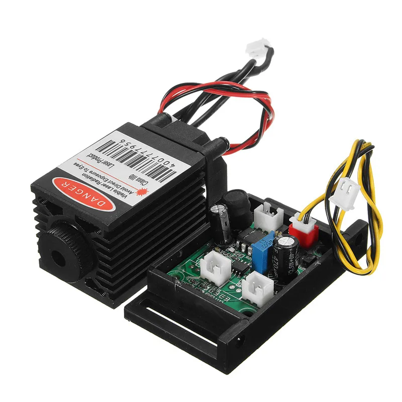 Focusable 500mw 808nm Infrared IR Laser Diode Dot Module 12V+ TTL+ Fan Cooling Laser Module For CNC Engraving Machine