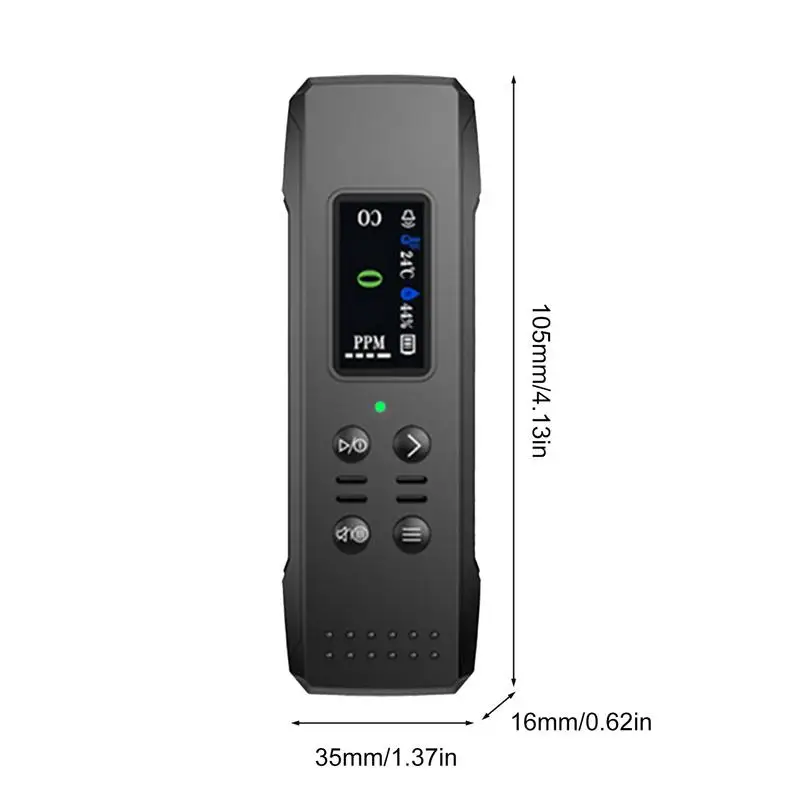 Imagem -06 - Detector de Monóxido de Carbono de Alta Precisão com Alarme Display Digital Sensores Home co Lojas e Hotéis