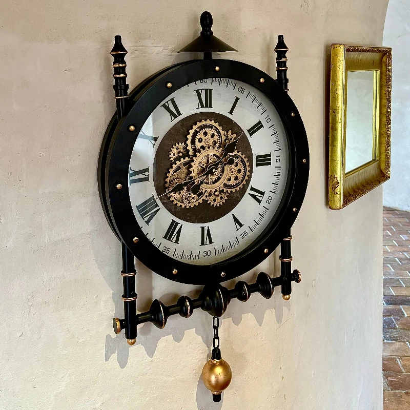 Round Elegant Wall Clock Fashion Japanese Style Design Aesthetic Digital Wall Clock Bedroom Relojes De Pared Home Decor Items