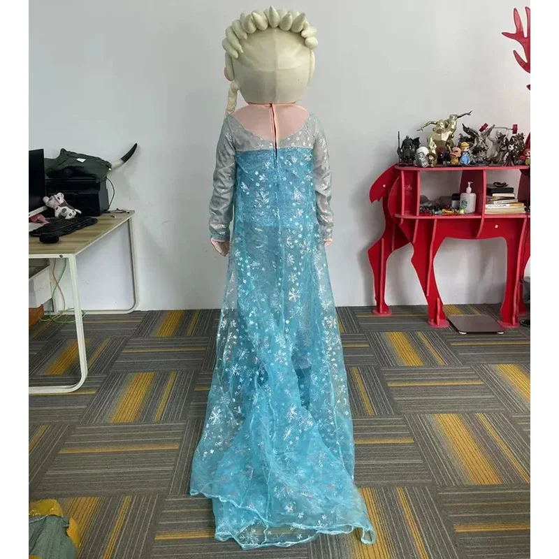 CyCosplay Frozen Snow man Olaf Elsa Anna Princess character costume Mascot Advertising Fancy Dress Party Animal carnival props