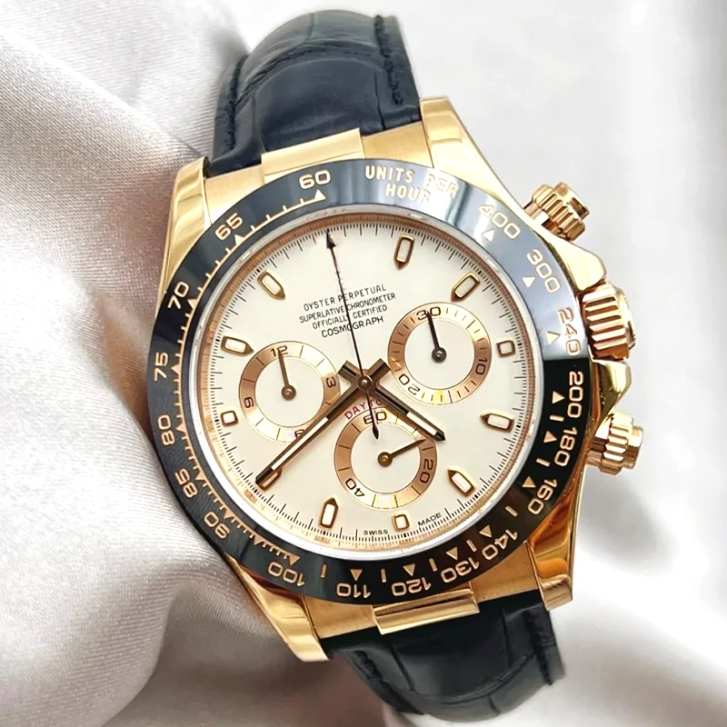 20mm 21mm Stainless Steel Solid Connection Strap Accessories for Rolex Daytona Stainless Steel Arc Interface