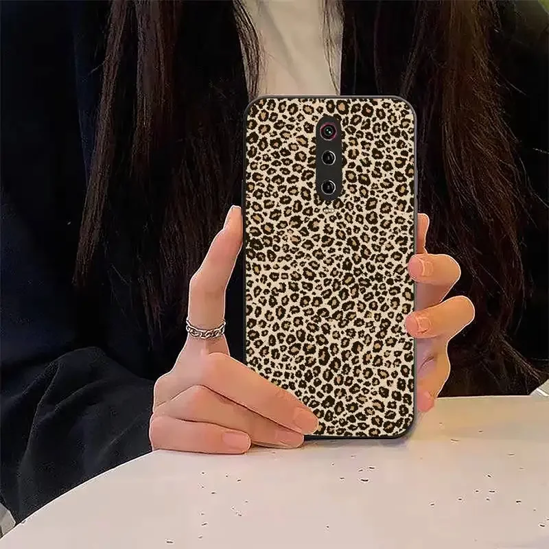 Etui na telefon Tiger Leopard Print Panther do Redmi 9A 8A 6A Note 9 8 10 11S 8T Pro Max 9 K20 K30 K40 Pro PocoF3 Note11 5G Case