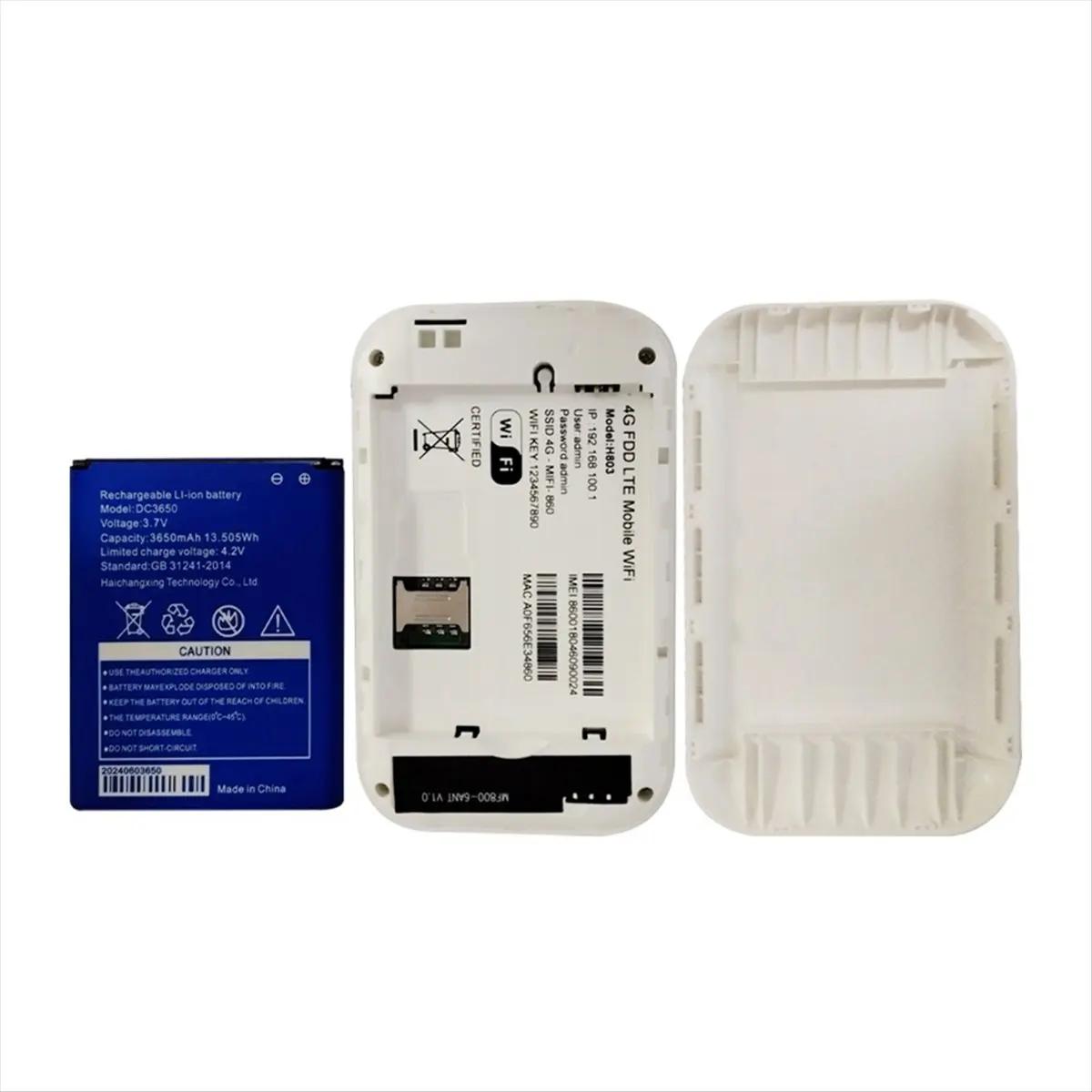 T924C Tools-4G LTE USB WiFi Modem 150Mbps Unlocked WiFi SIM Card Slot Built in 3650MAh Battery Wireless Portable WiFi Router for