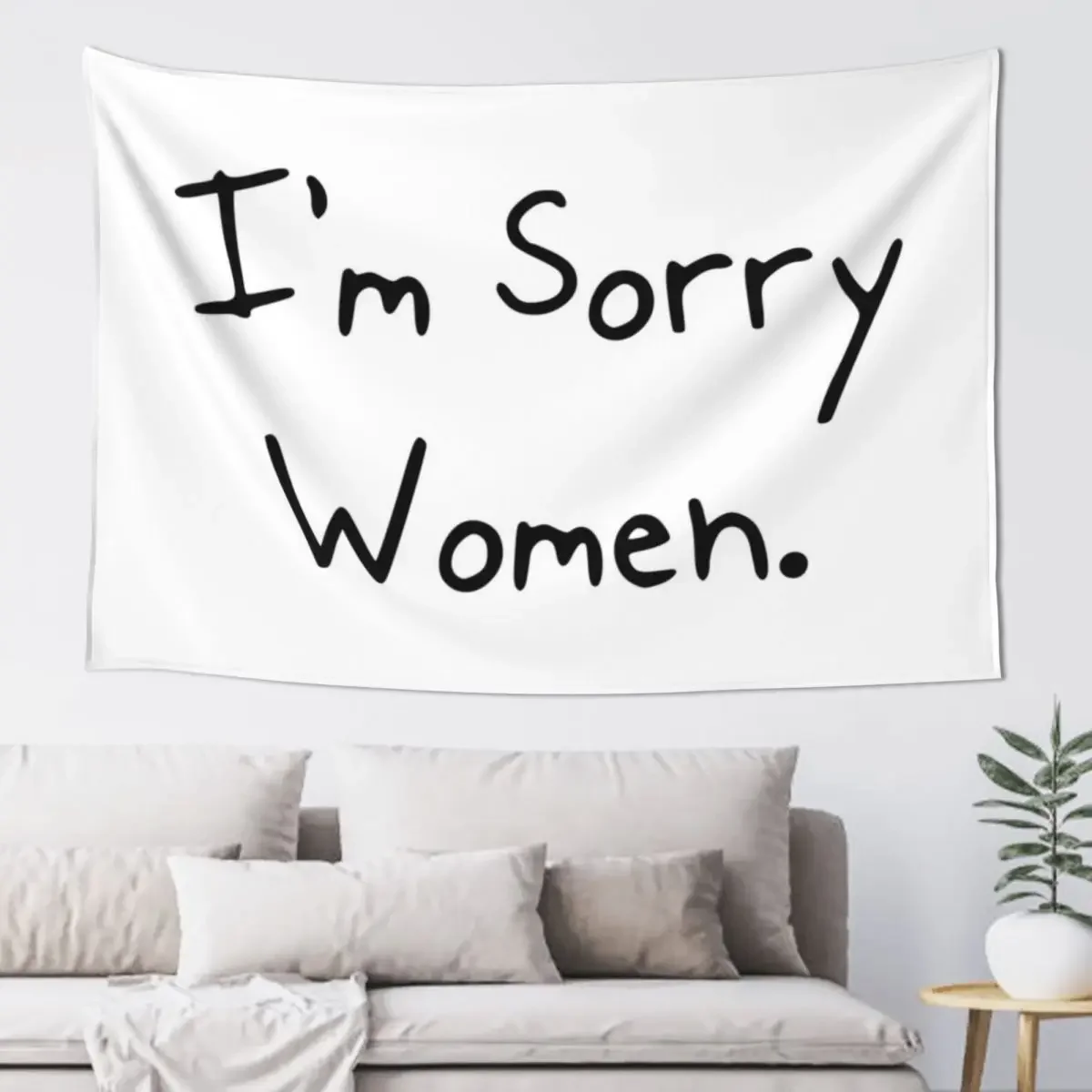 I'm Sorry Women.' Diary Of a Whimpy Kid Tapestry Room Aesthetic Decor Home Decorations Aesthetic Wall Deco Bedroom Deco Tapestry