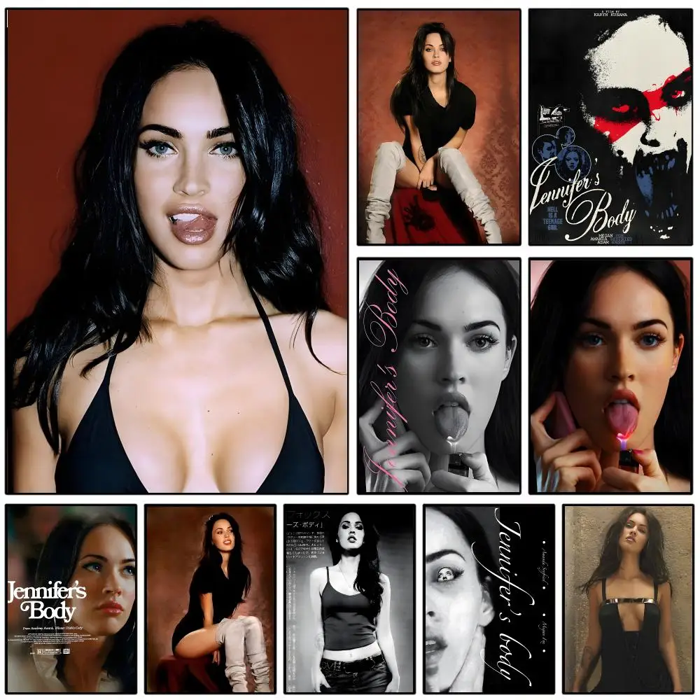 J-Jennifer Body Poster Self-adhesive Art Waterproof Paper Sticker Coffee House Wall Decor