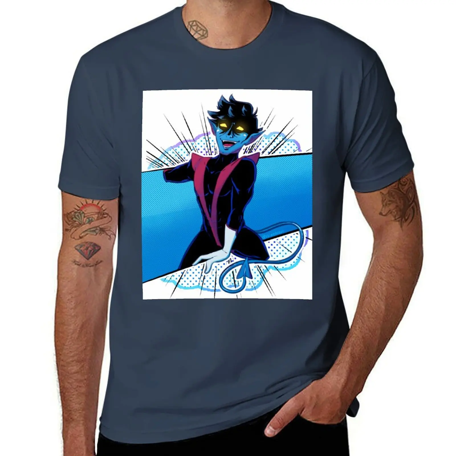 

Nightcrawler X Men '97 T-Shirt cotton tshirt 100% funny t shirts cotton t shirts designer T-Shirt