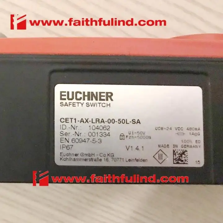 Euchner 104062 Euchner Safety Module CET1-AX-LRA-00-50