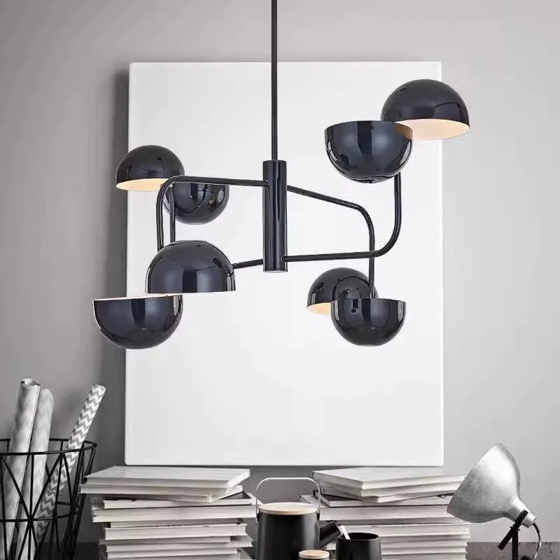 Design Sense Scattered Hemisphere Chandelier Modern Simplicity Living Room Restaurant Pendant Lamp