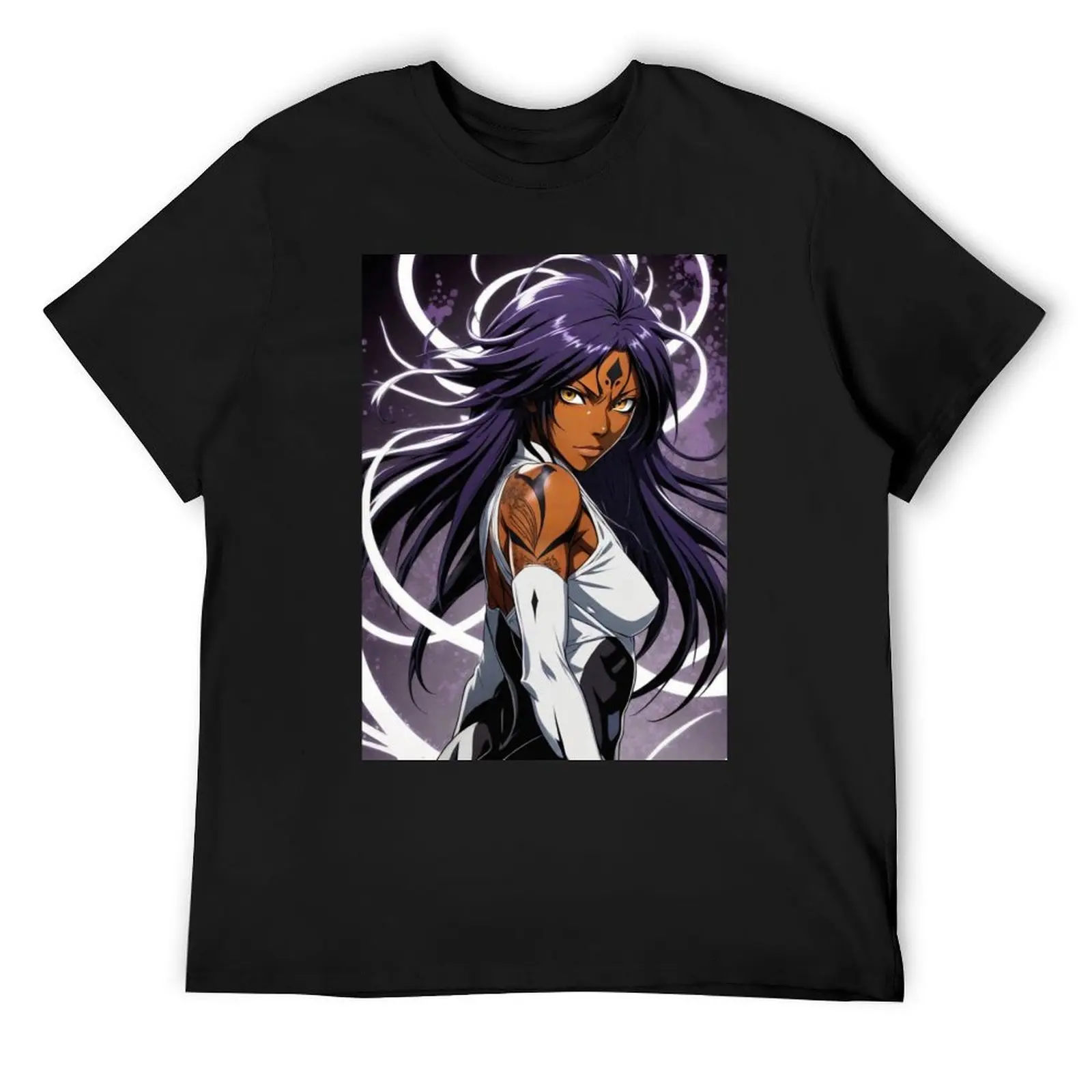 Yoruichi Hot T-Shirt anime t shirts cute clothes plus size clothes graphic shirts men t shirts high quality