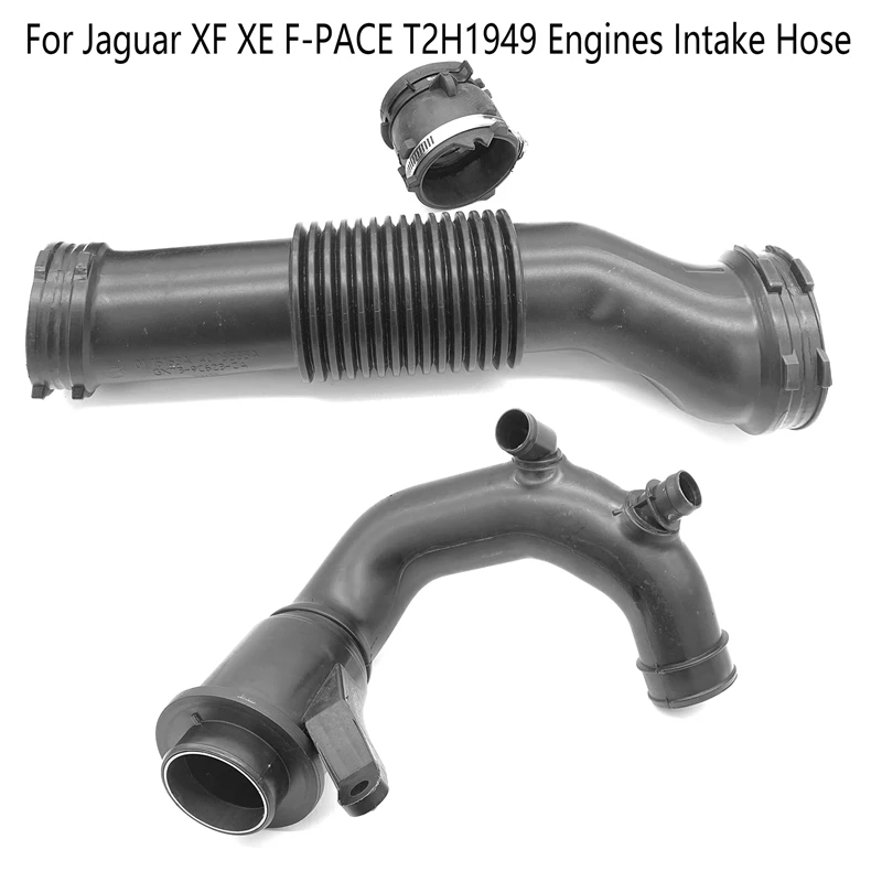 Car Accessories Air Duct Filtered Pipe Intake Hose Intake Air Pipe For Jaguar XF XE F-PACE T2H1949 Engines Intake Hose