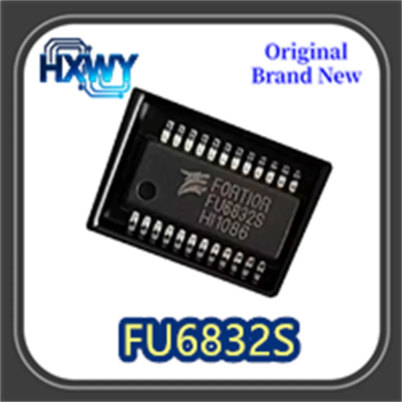 

(10/50 pieces) FU6832S FU6832 SSOP-24 packaged motor driver IC chip brand new and original fast shipping.