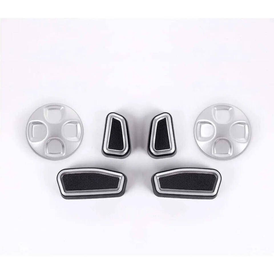 6×ABS Seat Adjustment Button Switch Trim For Alfa Romeo Giulia / Stelvio 2017-21