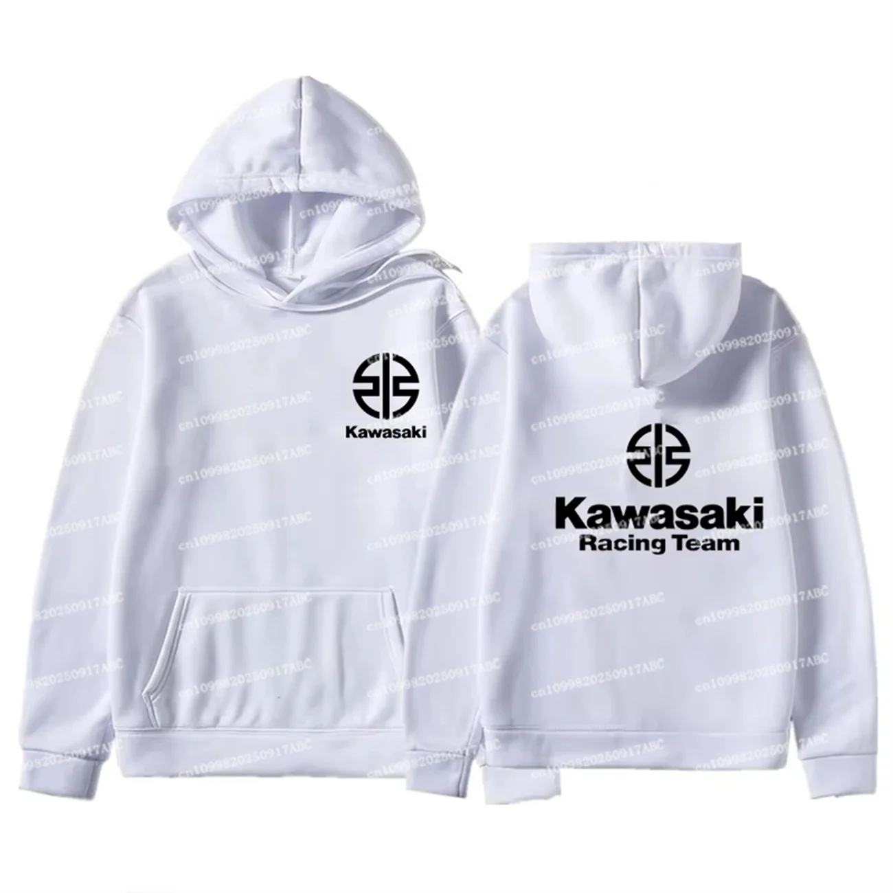

（Kawasaki ）Men's Hoodie Kawasaki Hooded Motorcycle Hoodie Spring and Autumn Men's Sportswear Sportswear Women's Street Hoodie