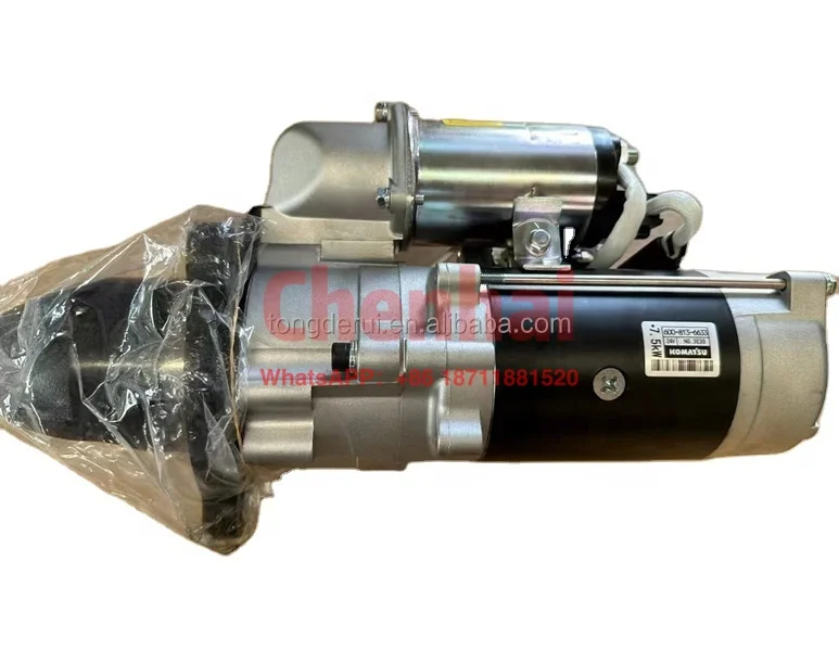 6D114 Engine Start Motor 600-863-5711 For Excavator PC300-7 WA430-6