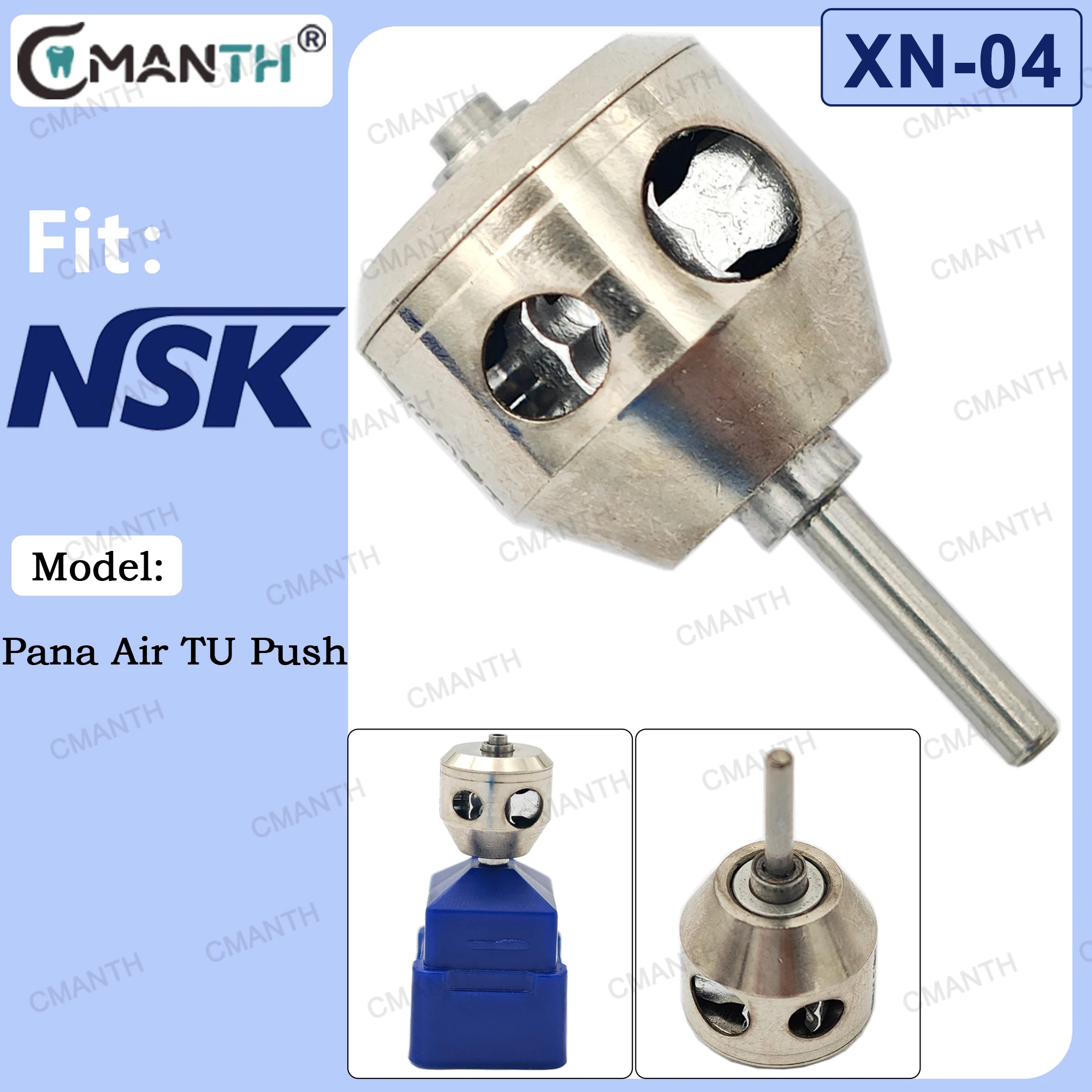 

Dental Turbine Cartridge Rotor NPA-TU03 For NSK Pana Air TU Push Button High Speed Handpiece Dentistry Handpiece Accessories