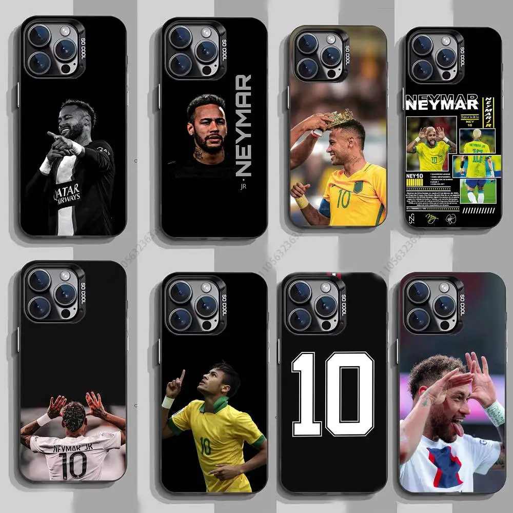 

For N-Neymar Football 10 Phone Case for iPhone 15 16 Pro Max Air SE 11 13 Pro 14 Plus 12 11Pro 15Pro Max 16e Cover