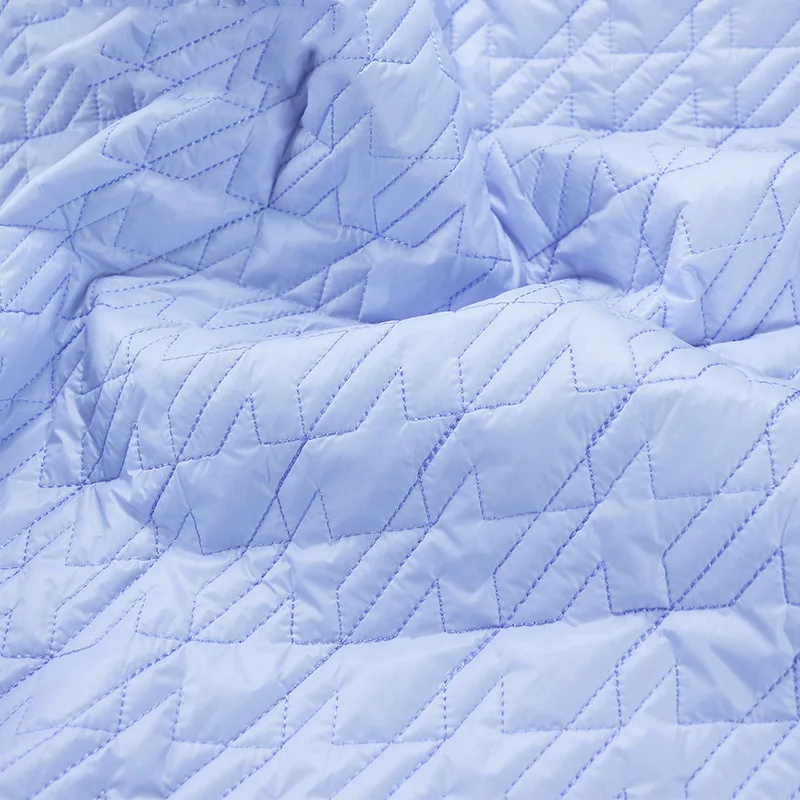 145x100cm Autumn and Winter Quilted Cotton Fabric,Polyester Thousand Bird Grid Making Padded Jacket Coat Lining Quilted