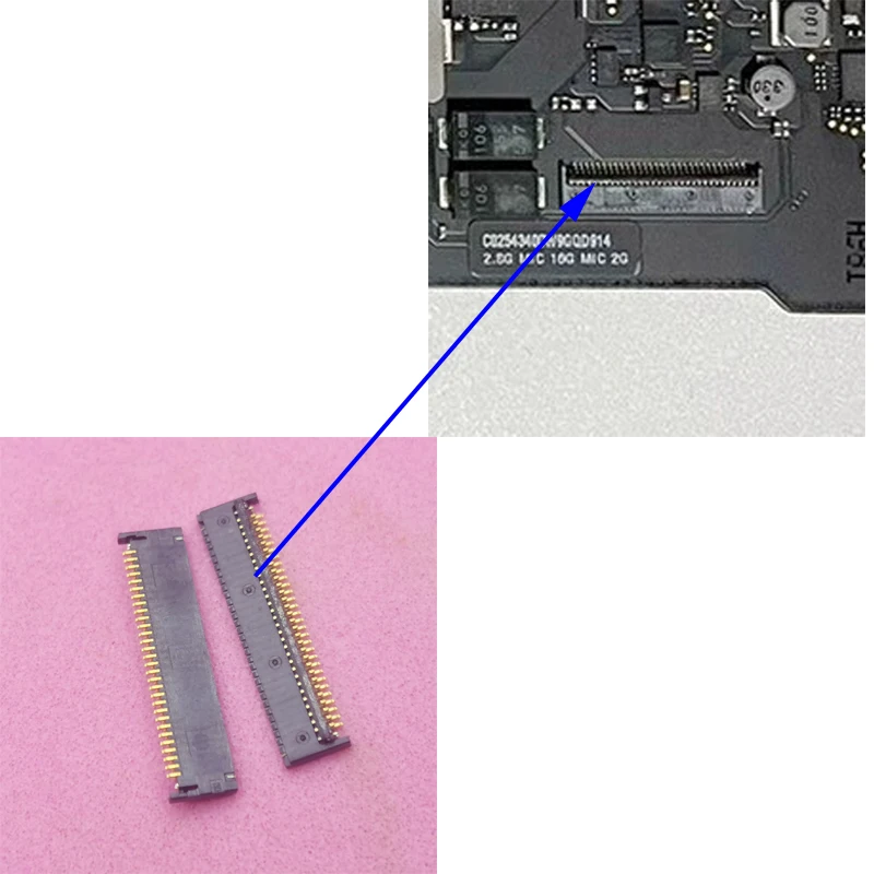 1-10Pcs FPC Connector Keyboard Key Board Plug For Macbook Pro Retina Air 11 13