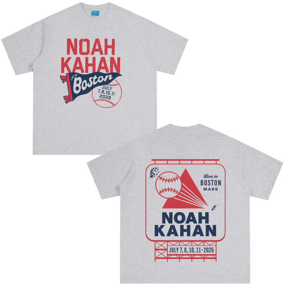 Noah Kahan The Great Divide Tour 2026 Merch Tees Men Women Fashion Hip-hop T-shirt Loose Casual Cotton Aesthetic Trend T-shirts