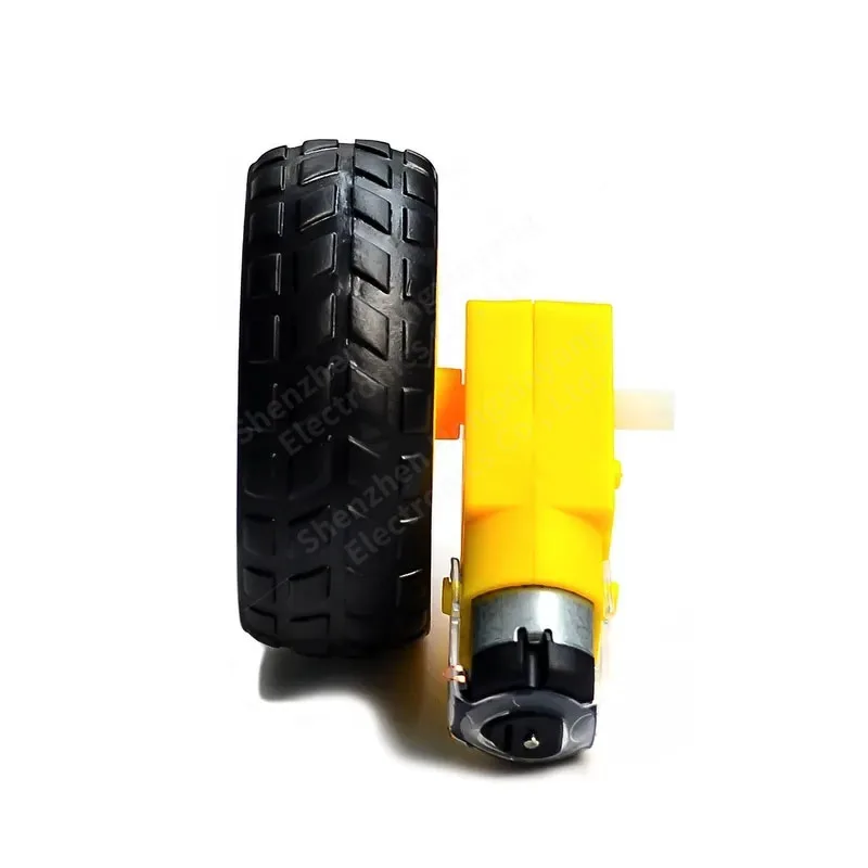 TT мотор 65 мм колесо DC3V-6V Мотор 130 Мотор-редуктор с колесом для Arduino Smart Car Robot TT Motor 3V-6V