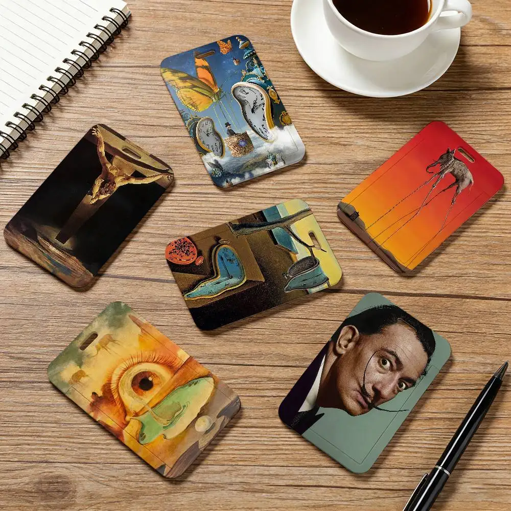 

Держатель для карт Art S-Salvador Dali с ремешком на шею, для пропусков сотрудников компании, унисекс, для удостоверений личности, рабочих карт, офисные принадлежности