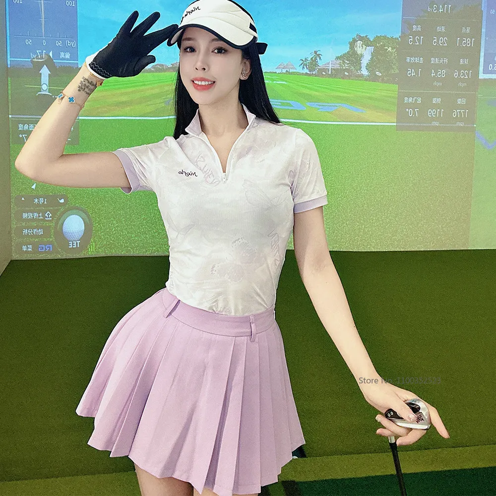 chemises-de-golf-pour-femmes-niefle-fashion-t-shirts-imprimes-a-manches-courtes-hauts-respirants-a-sechage-rapide-jupes-de-golf-plissees-a-la-ligne-a-pour-femmes