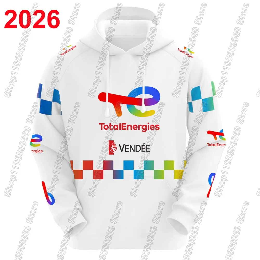 

Total New Energies 2026 Team Hoodie Men Casual Sweatshirt Winter Golden Hoodies Cycling Clothing Hoody Streetwear Sportswear