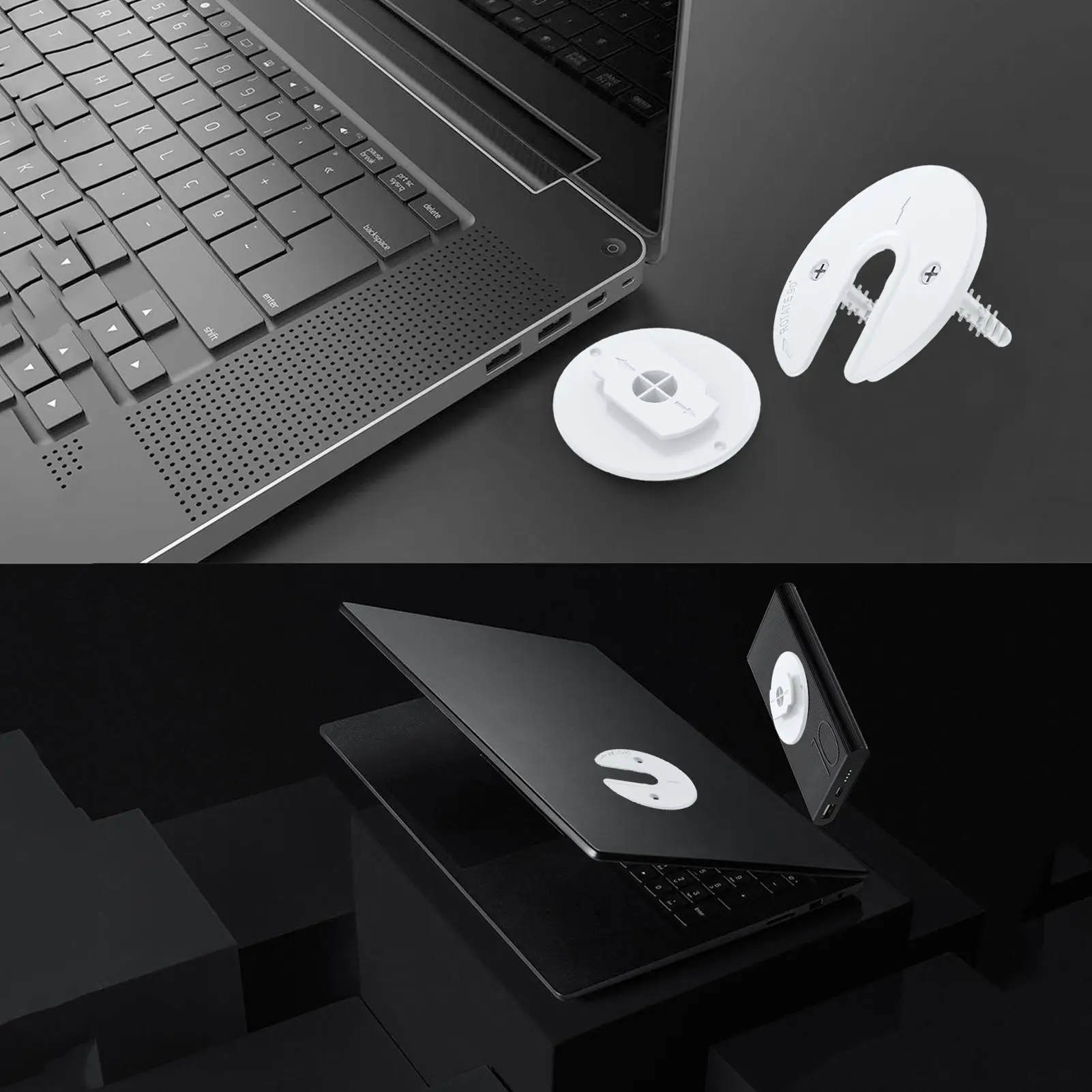 Tablet Pc Wall Mount Bracket Adjustable ForIpad Bracket Notebook Back Storage Bracket For Router/Phone Supporting
