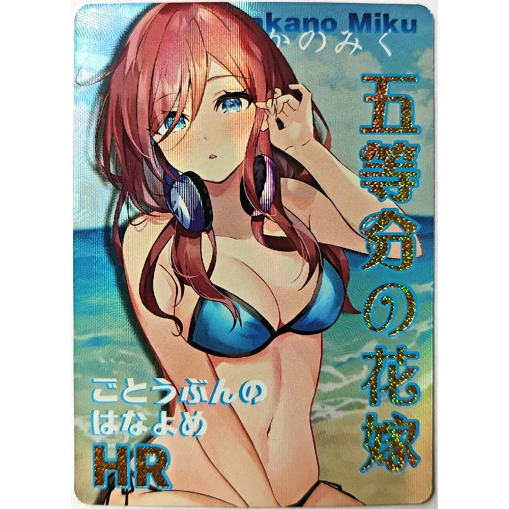 Anime Dea Storia 5M9 ACG HR Itsuki Nino Ichika Ragazzo Giocattolo Carta Da Collezione Regalo Di Compleanno Di Natale Shinomiya Kaguya Nakano