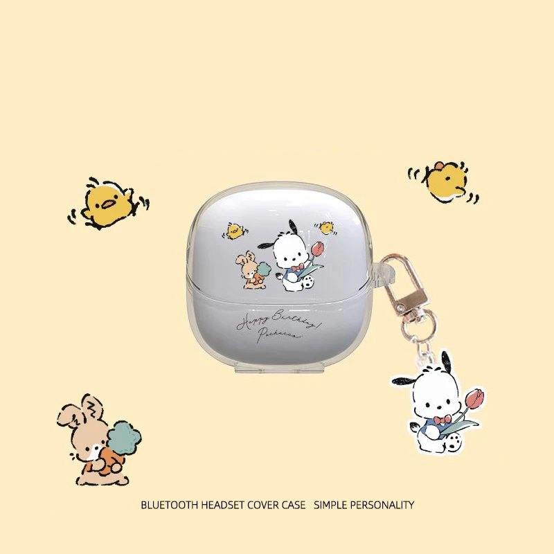 Kulomi Frog Cartoon Transparent For Xiaomi Buds 5 Headphone Case Xiaomi Buds5 Drop-Proof and Dust-Proof Headphone Case