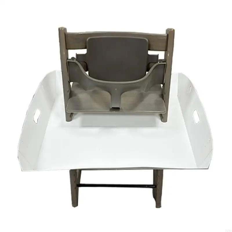 كرسي طعام قابل للطي للأطفال 76HF، صينية طعام قابلة للطي بتصميم مقاوم للانسكاب #5