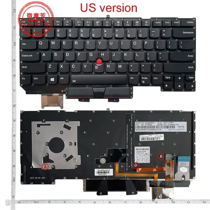teclado para notebook dos eua para lenovo x1 carbono 4th 2023 x1 carbono 5th 2023 x1 carbono 6th 2023 x1 carbono 7th2023 x1 carbono 8th 2023 01
