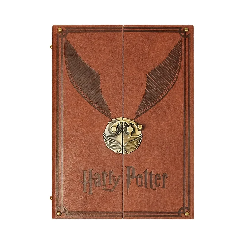 Miniso Harry's Notebook Gold Snitch Hardcover Hardcover Diary Gift