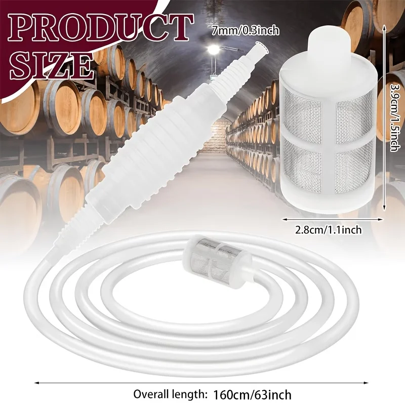 Household Wine Suction Device, Self-Priming Siphon for Wine & Baijiu, Automatic Wine Extractor, Convenient and Practical