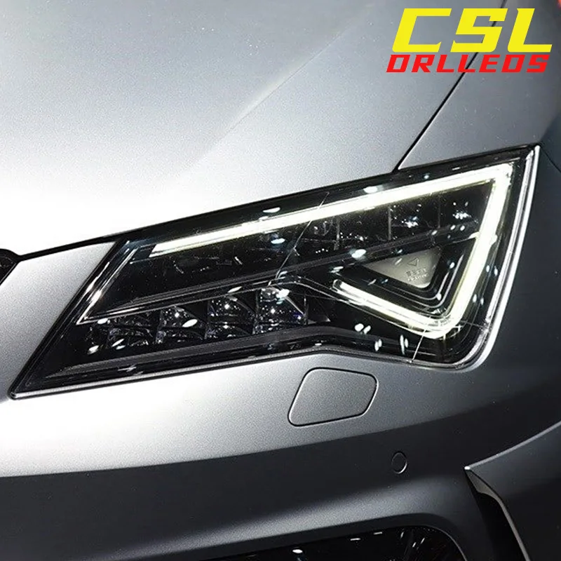 For Seat Leon MK3 5F Cupra DRL 5F0941475A 5F0941476A LED daytime running lights board module 2017-2020 replace OEM White