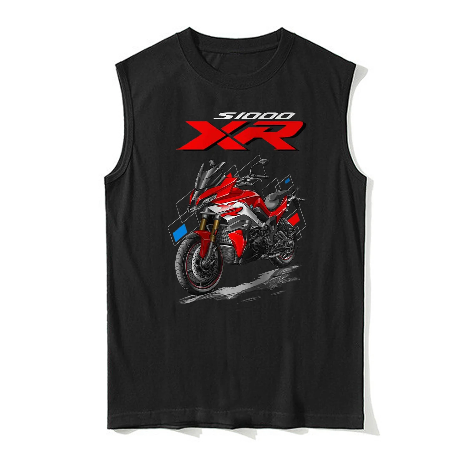 Classic German 2020-2024 Models S1000XR Motorcycle Tanktop 100% Cotton O-Neck Casual Mens Vest Sleeveless Tee Rider Streetwear