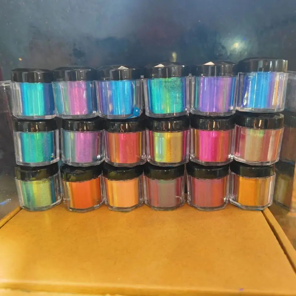 Bulk Metallic Chameleon Pigment Powder Color shift Mica Powder For Watercolors/Epoxy/Paint/Slime/Paint