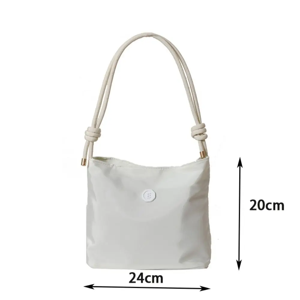 Bolso pequeño de nailon para mujer, bolsa de mano de aspecto artístico, a la moda, para hombro