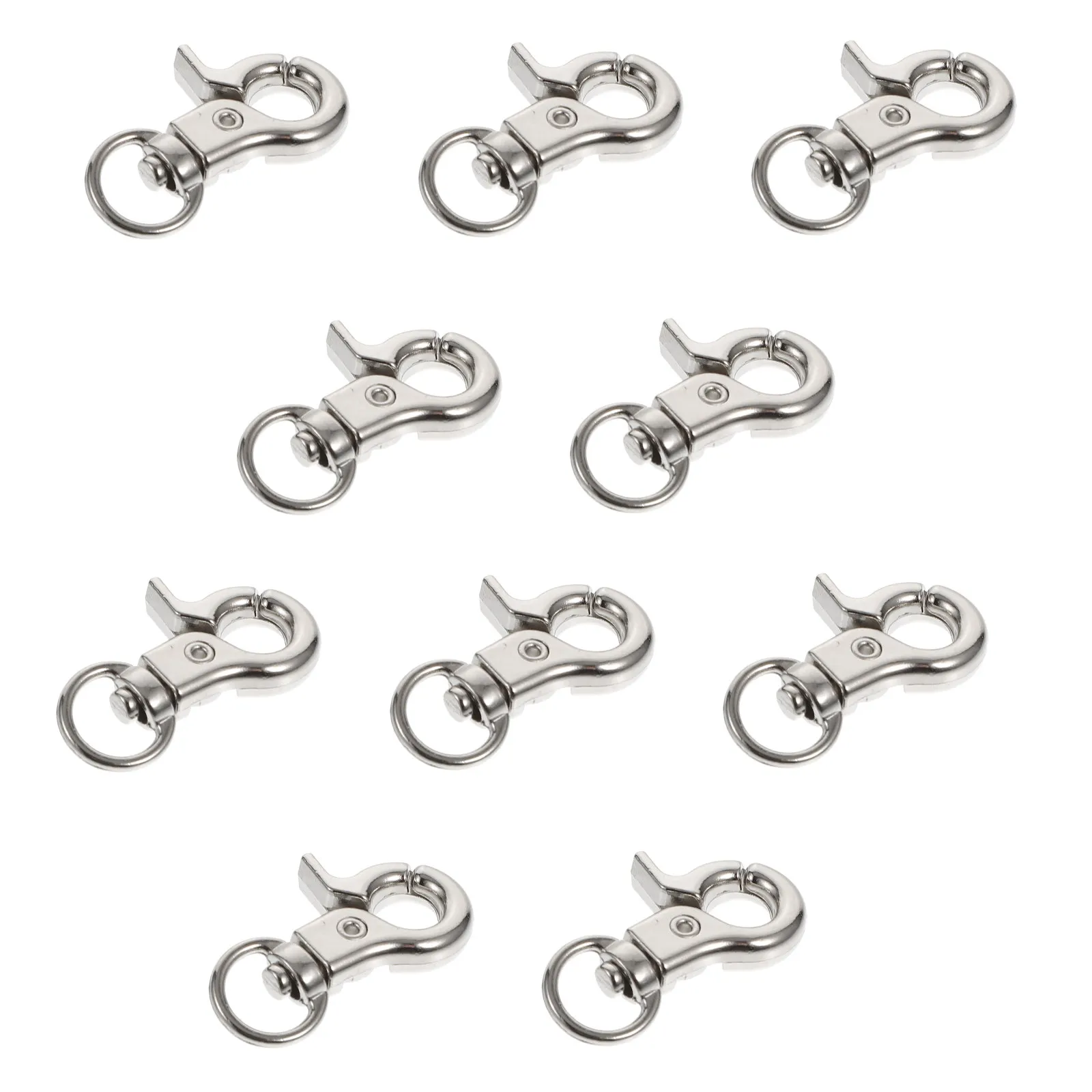 Bird Cage Door Lock Clips 10Pcs Stainless Steel Safety Buckles Escape Prevention Lightweight Compact