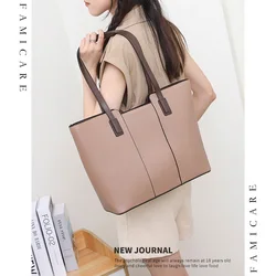 Borsa da donna di grande capacità Tote da donna alla moda versatile borsa da pendolare a spalla singola borse sotto le ascelle in vera pelle di lusso femminile