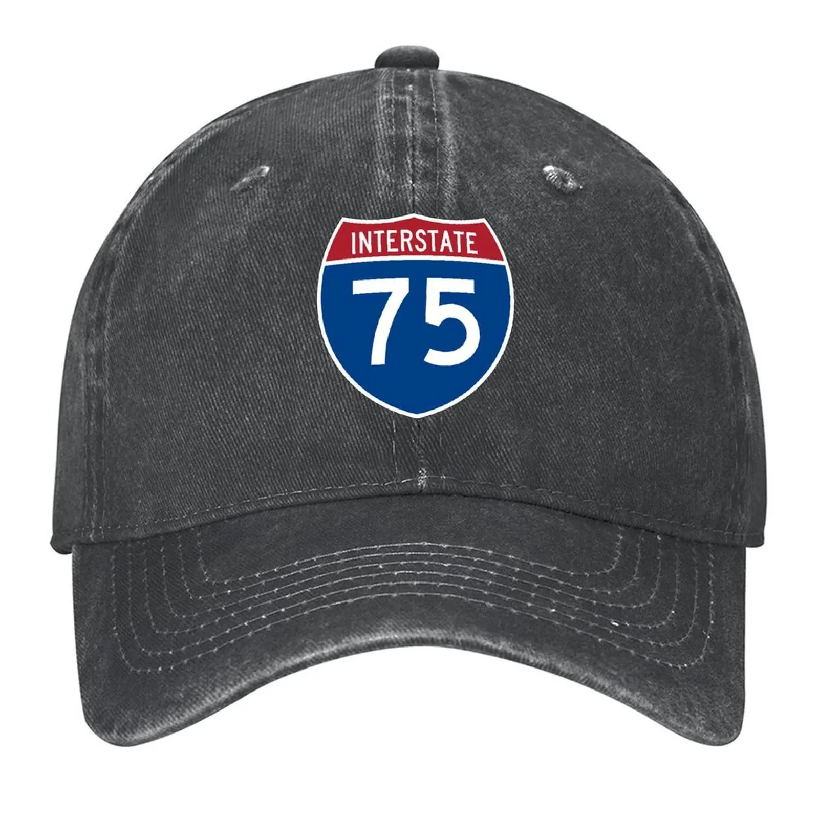 

I-75 Interstate Sign Baseball Cap tea Hat Anime Hat Luxury Cap Anime For Men Women's