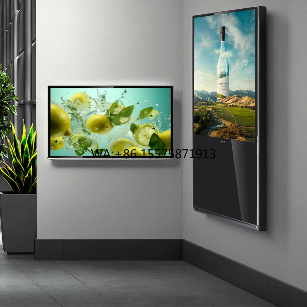 Factory Priced LCD Digital Signage  with Touch Screen Video Player for Indoor Retail Store Menus and Posters