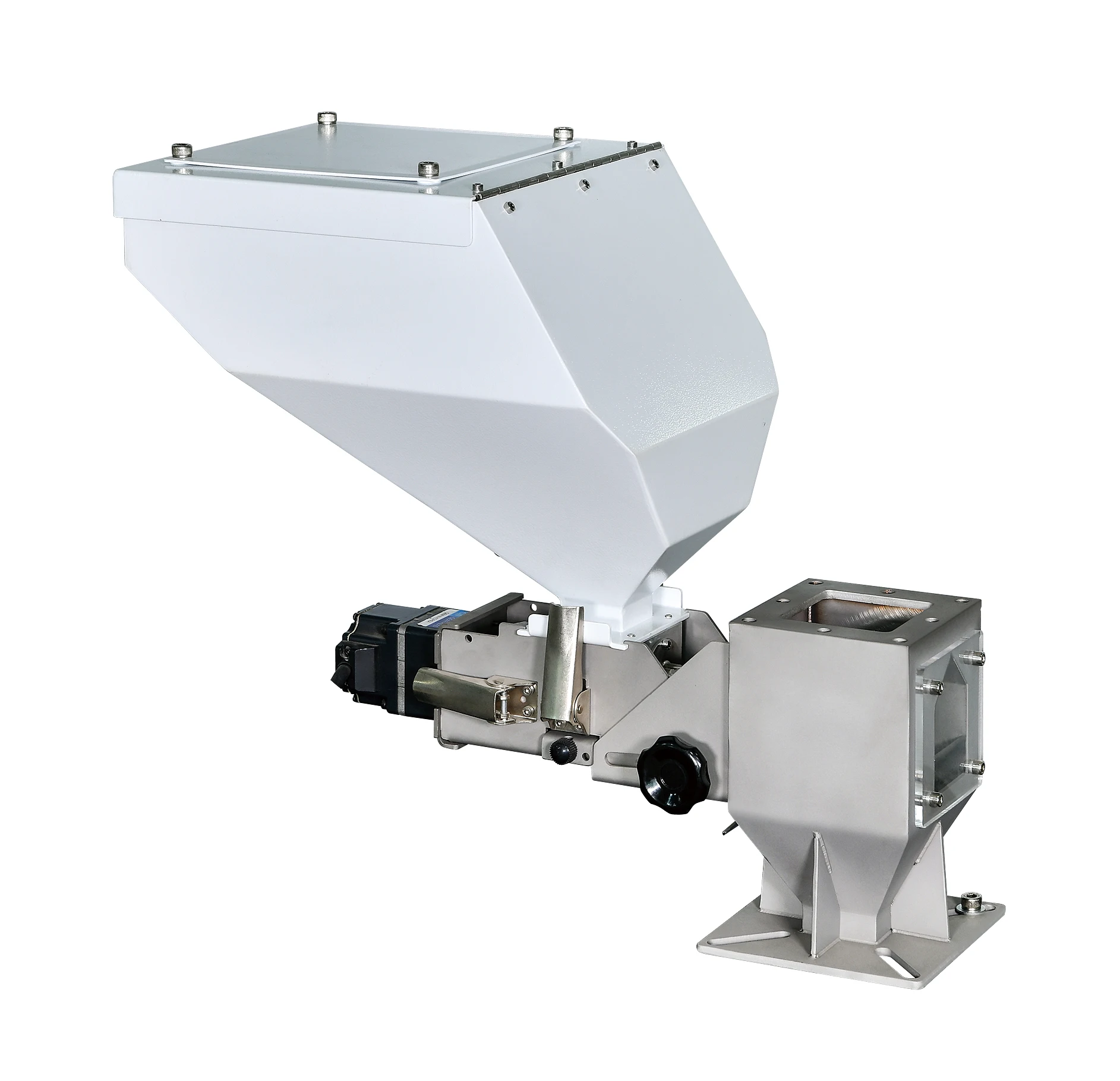 2-25kg Volumetric Stainless Steel Masterbatch Doser Automatic New Condition Processing PVC Fish Processing Machines