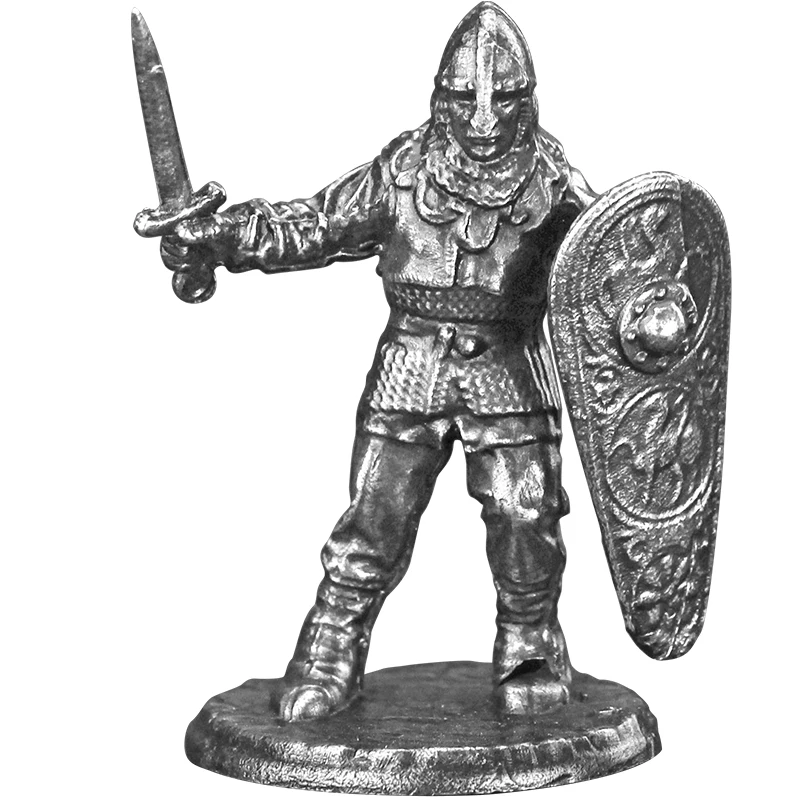 لوحة معدنية لعبة قطعة شخصيات جندي المشاة Asgardian نموذج سطح المكتب ملحقات زينة مصغرة داخلية للسيارة