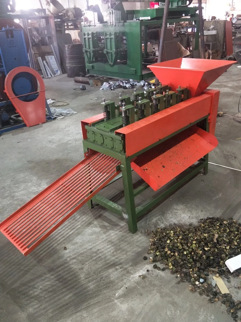 Macadamia Noten Soft Sheller Peeling Machine Macadamia Groene Verwijdermachine