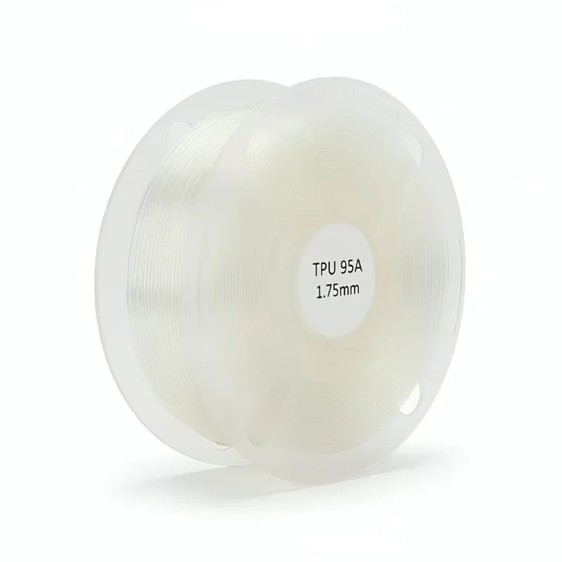 1kg High Speed TPU 95A 1.75mm Flexible Durable 3D Printer Filament Compatible with Bambu Lab Creality Ender Black TPU95A