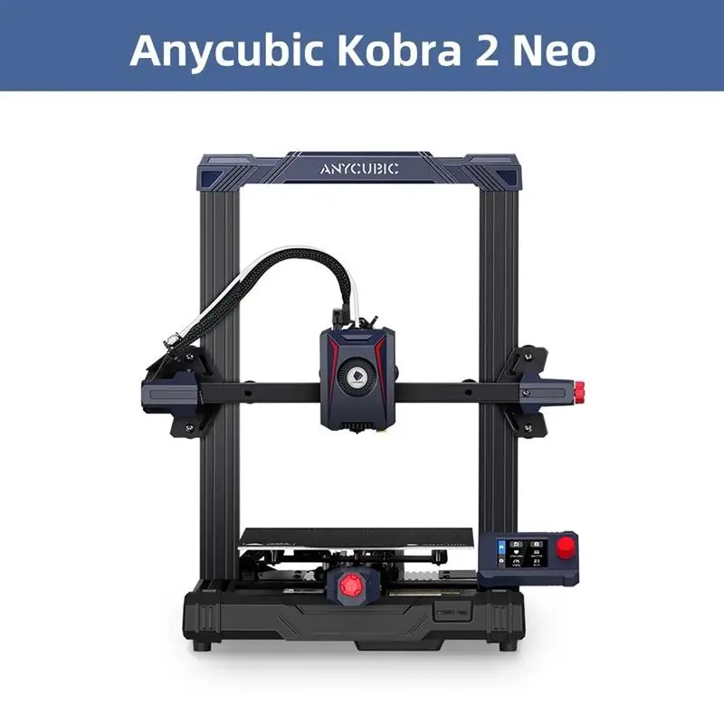 New! Kobra 2 Neo FDM 3D Printer With 250mm/s Max Print Speed Build Size 9.8x8.7x8.7in/250 x 220 x220 mm 25-Point Leveling