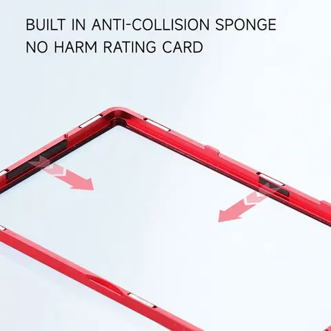 Skyddsfodral i aluminiumlegering för graderade kort för PSA/CGC-platta, UV- och reptålig magnetisk displaylåda för samlarkort 10 best sales PSA-kortfodral - №1